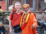 Kathmandu Durbar Square 02 03 Jerome Ryan With Same Sadhu 